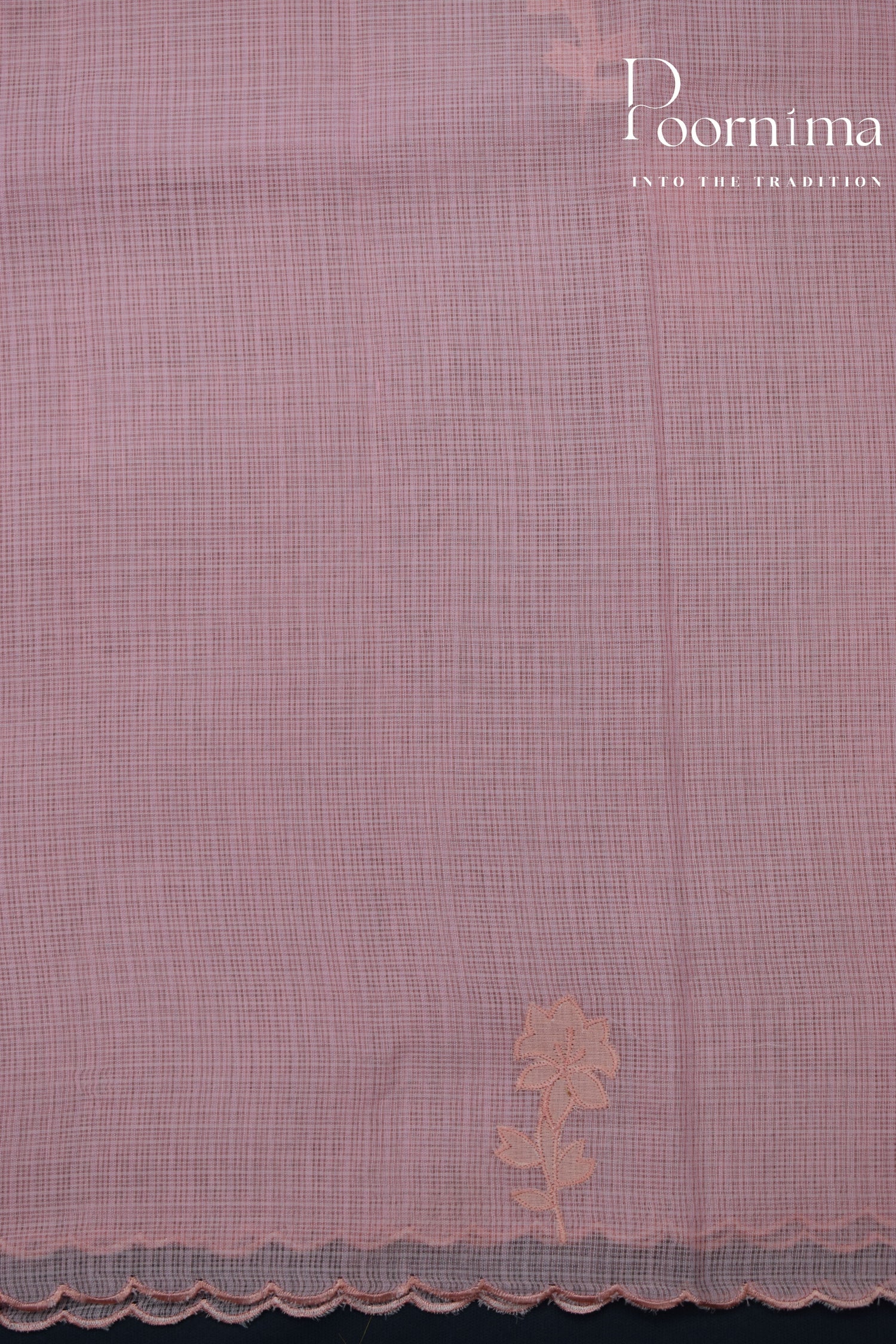 LIGHT PINK- BENARAS KOTA WEAVING SAREE