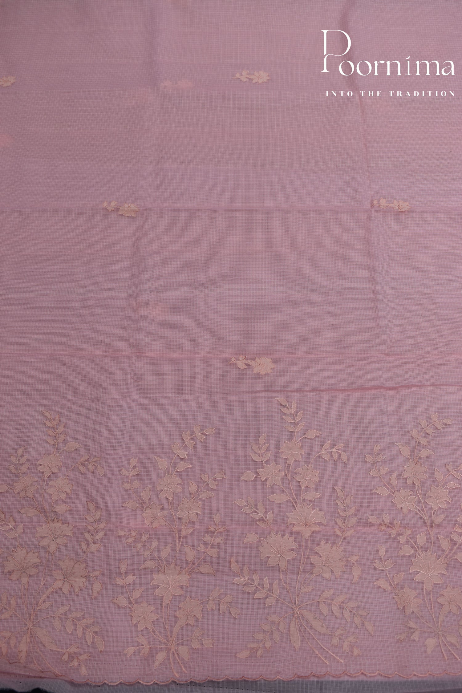 LIGHT PINK- BENARAS KOTA WEAVING SAREE