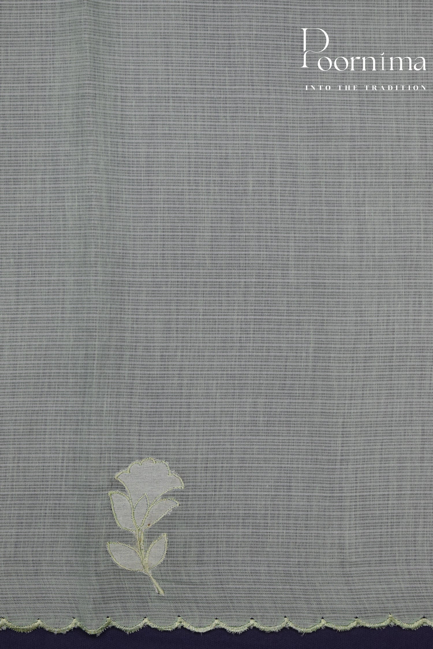 BASIL GREEN- BENARAS KOTA WEAVING SAREE