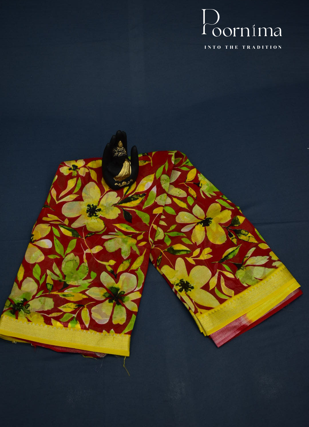 MANGALAGIRI SILK SAREE WITH DIGITAL PRINT