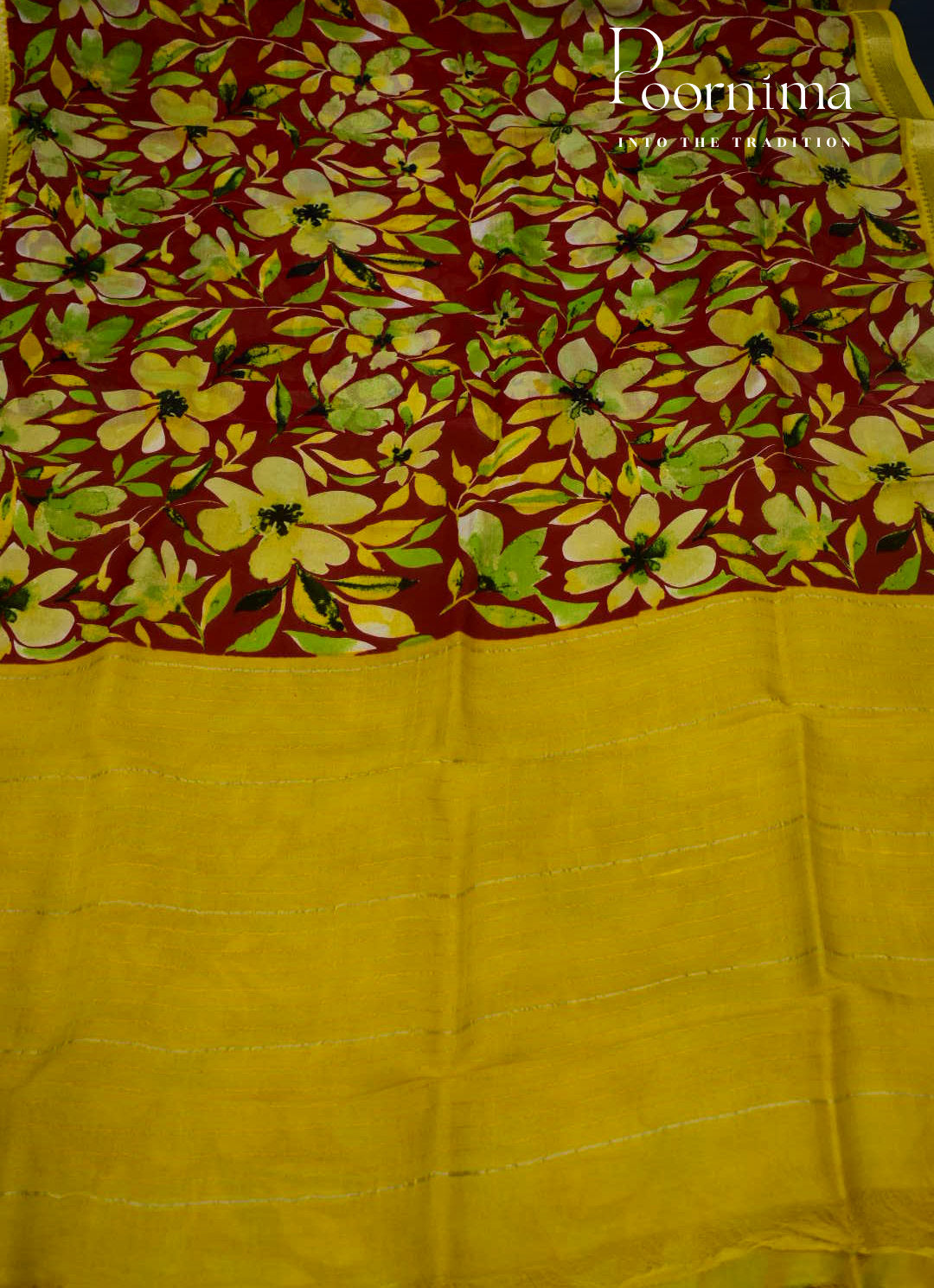 MANGALAGIRI SILK SAREE WITH DIGITAL PRINT