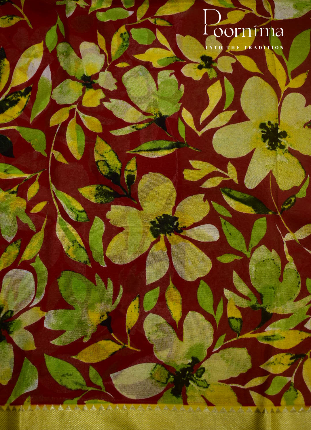 MANGALAGIRI SILK SAREE WITH DIGITAL PRINT