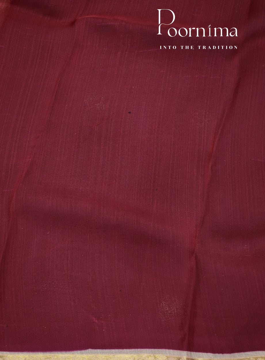 PEACHY PINK - JUTE CRAPE SAREE WITH ALLOVER DIGITAL PRINTS