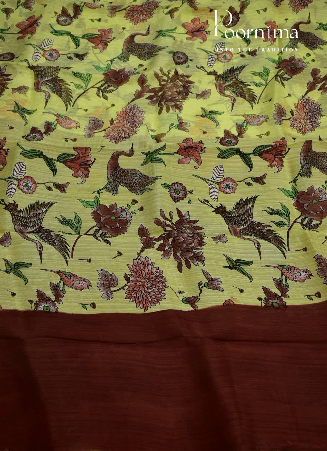 PASTEL YELLOW - MANGALAGIRI JUTE GEORGETTE SAREE