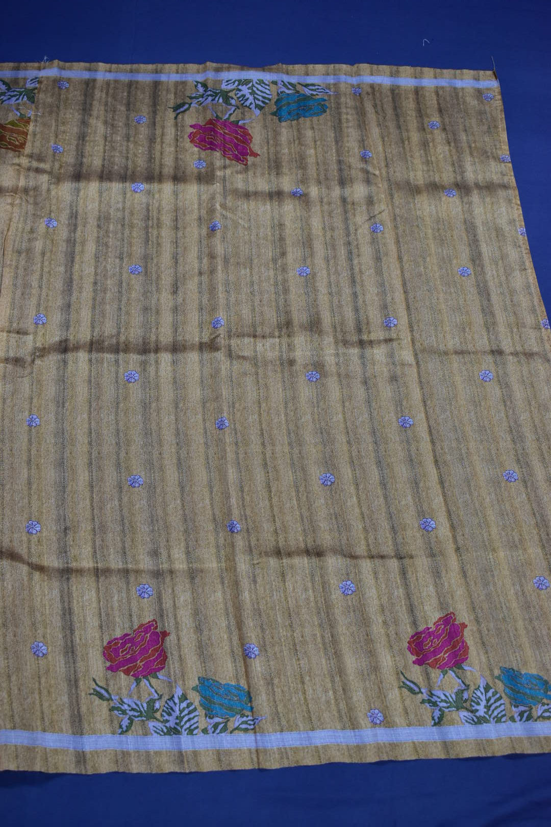 GOLD- SEMI TUSSAR SAREE