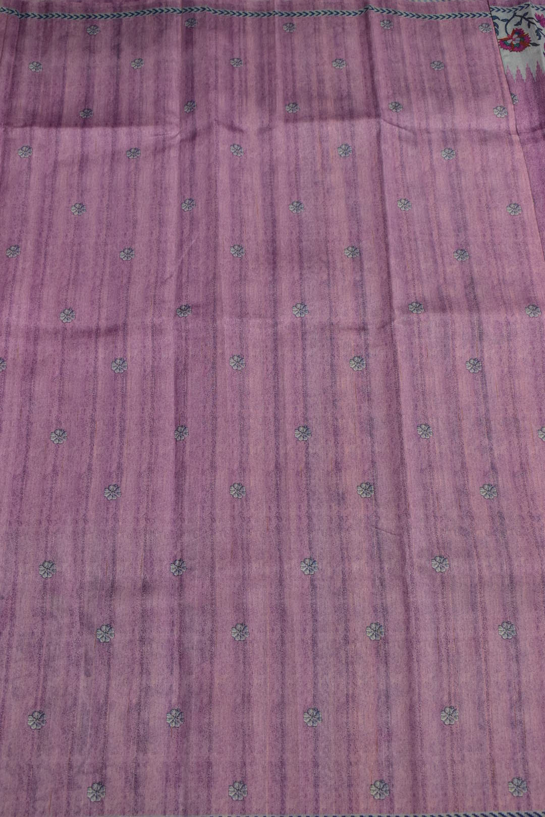 LAVENDER- SEMI TUSSAR SAREE