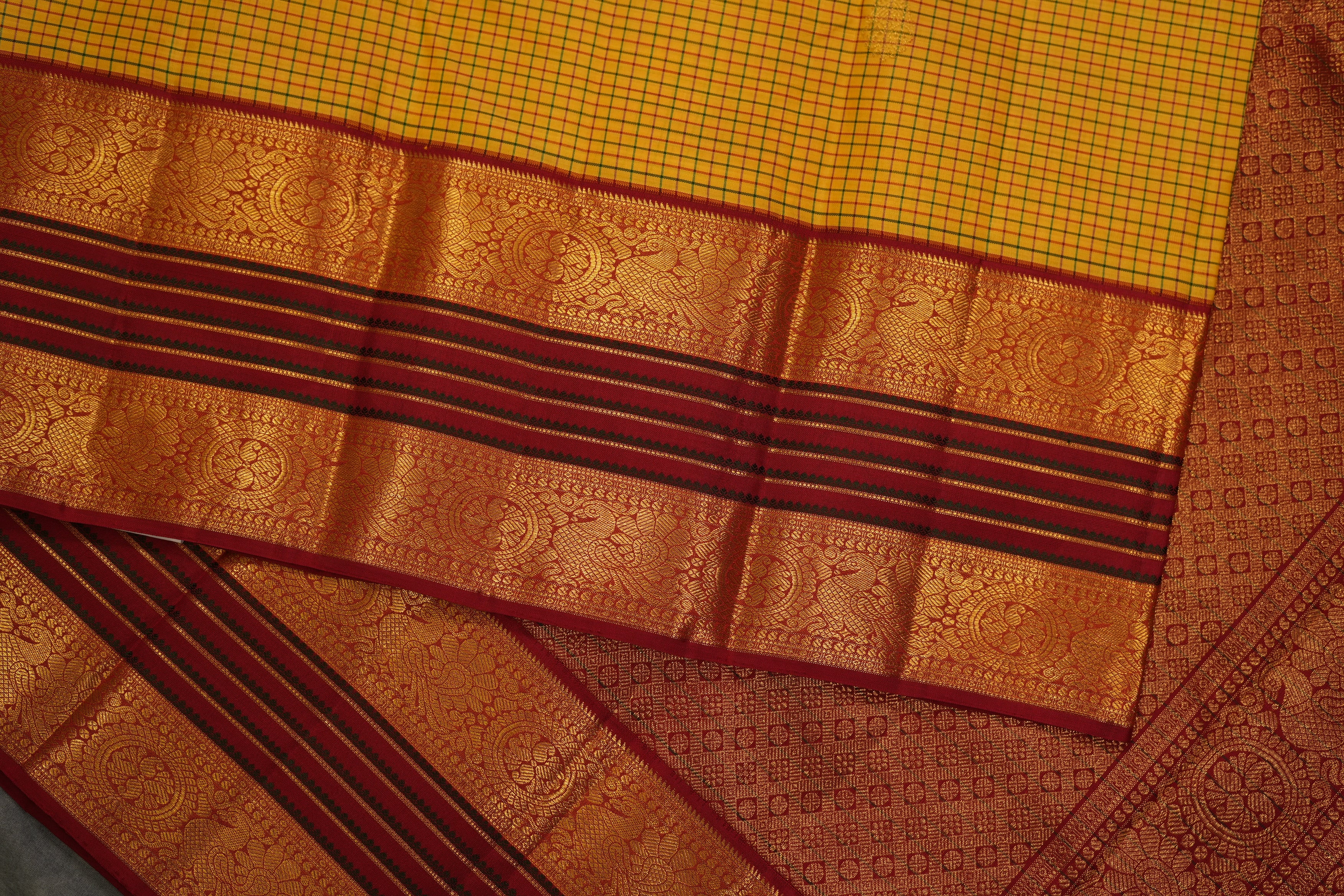 VINTAGE KANJEEVARAM - YELLOW