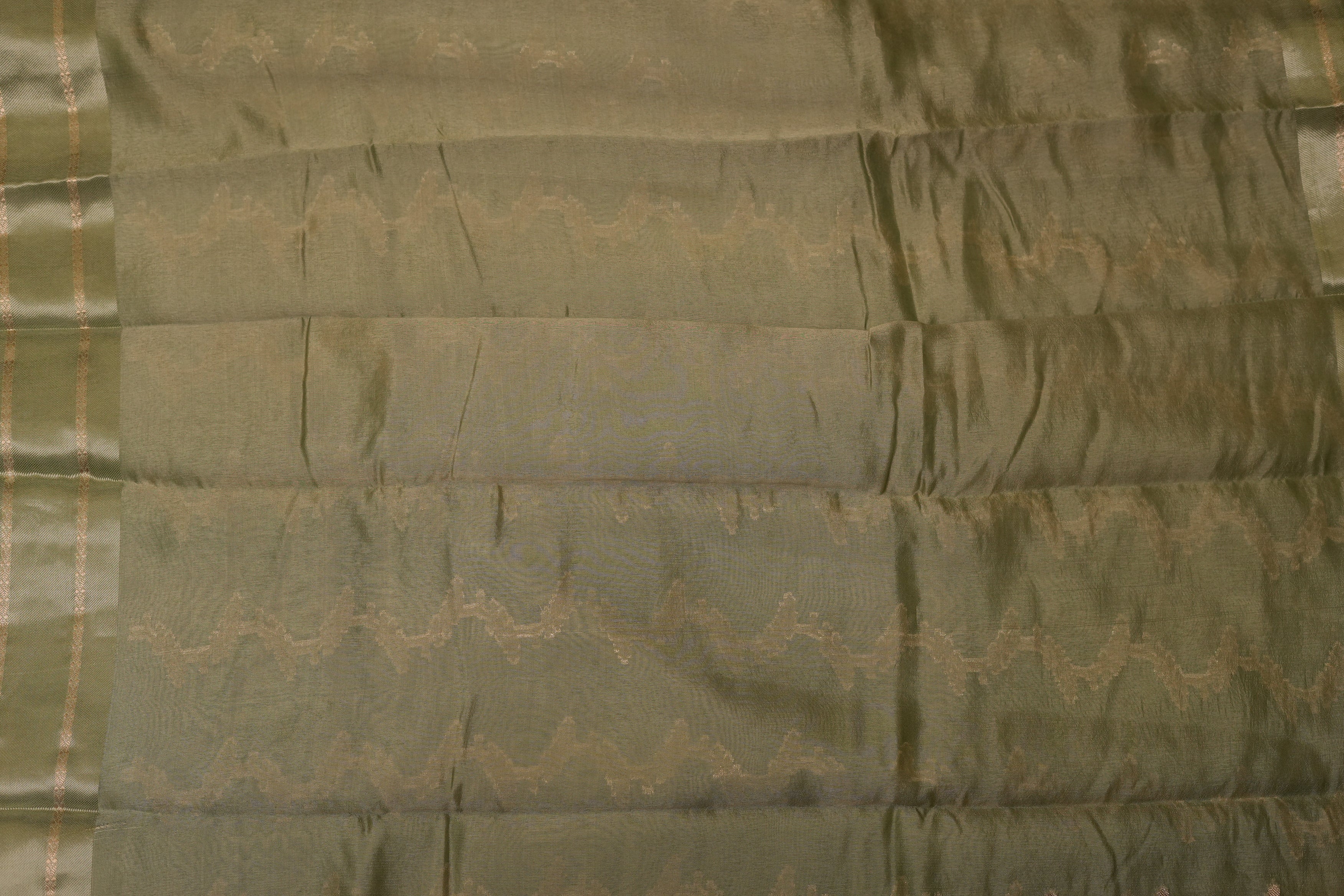 RAW MANGO SAREE- SEA GREEN