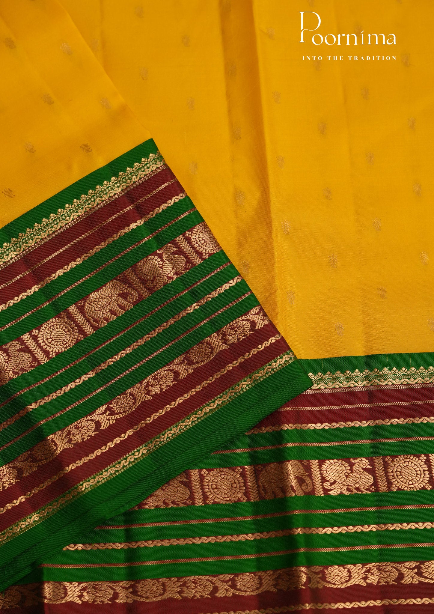 PURE VINTAGE KANCHI PATTU SAREE - KADHAMBARI SILKS
