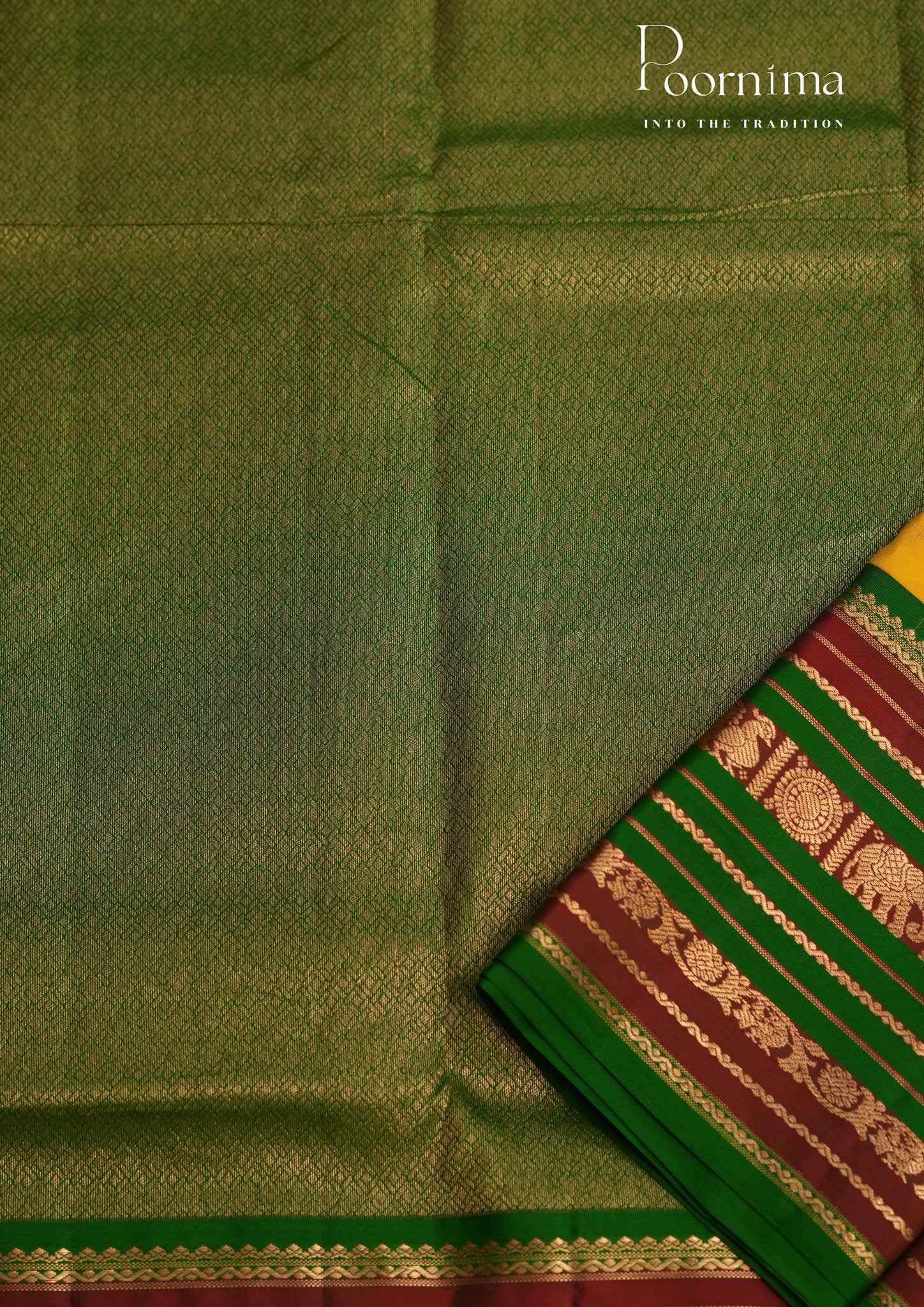 PURE VINTAGE KANCHI PATTU SAREE - KADHAMBARI SILKS