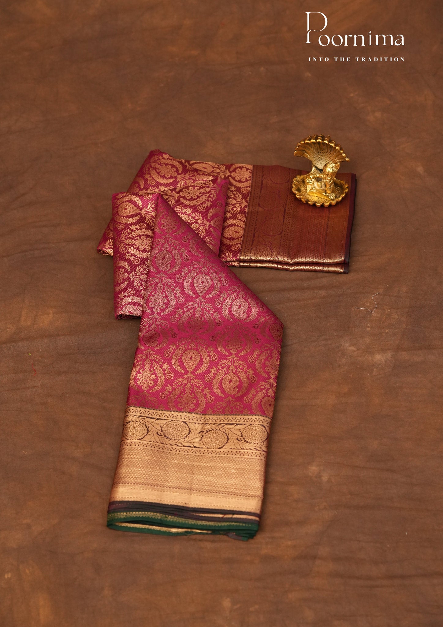 PURE VINTAGE KANCHI PATTU SAREE - KADHAMBARI SILKS