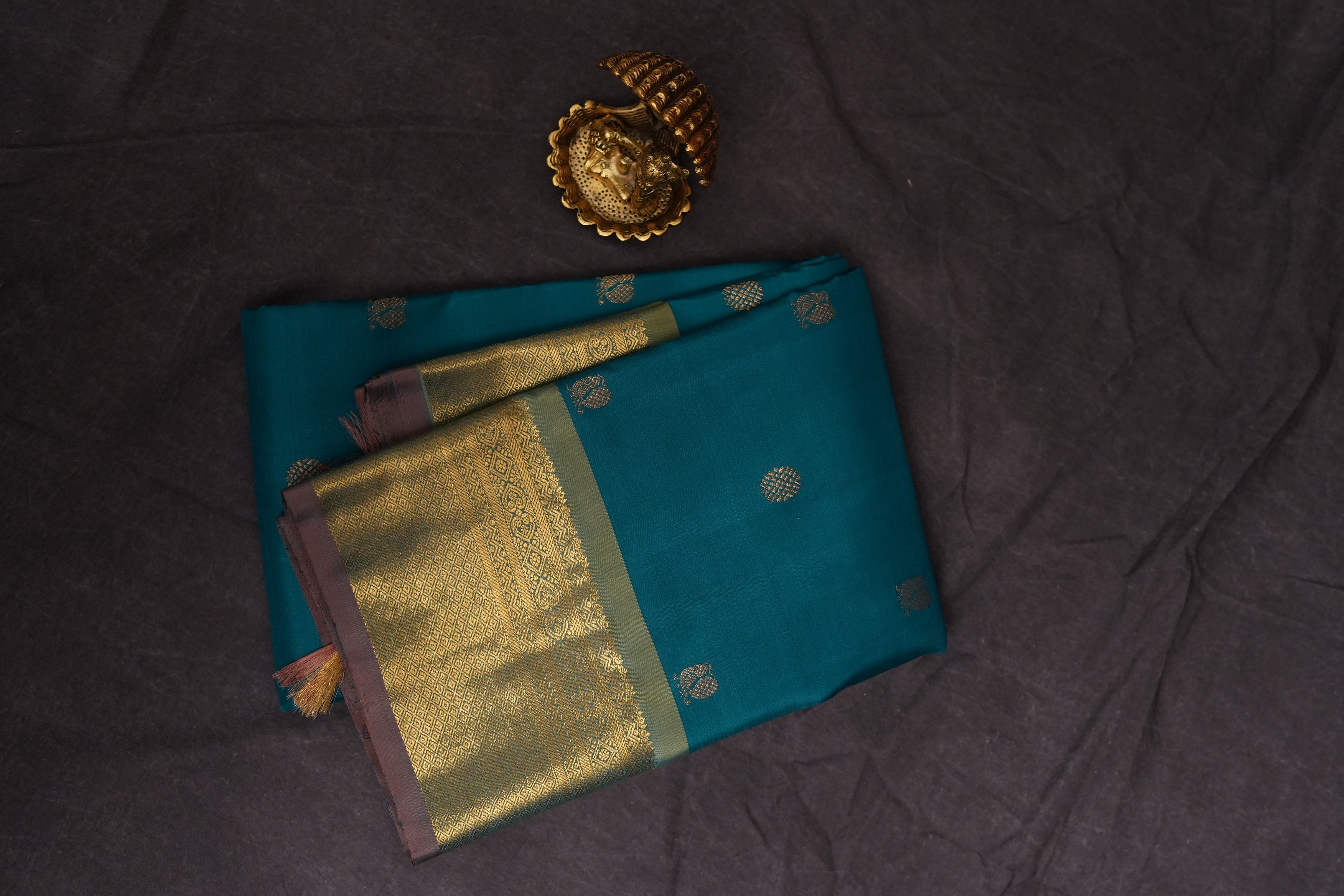 VINTAGE KANJEEVARAM - RAMA GREEN