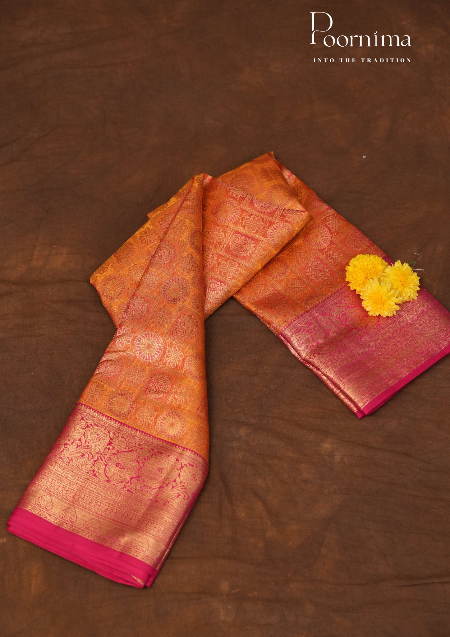 PURE VINTAGE KANCHI PATTU SAREE - KADHAMBARI SILKS