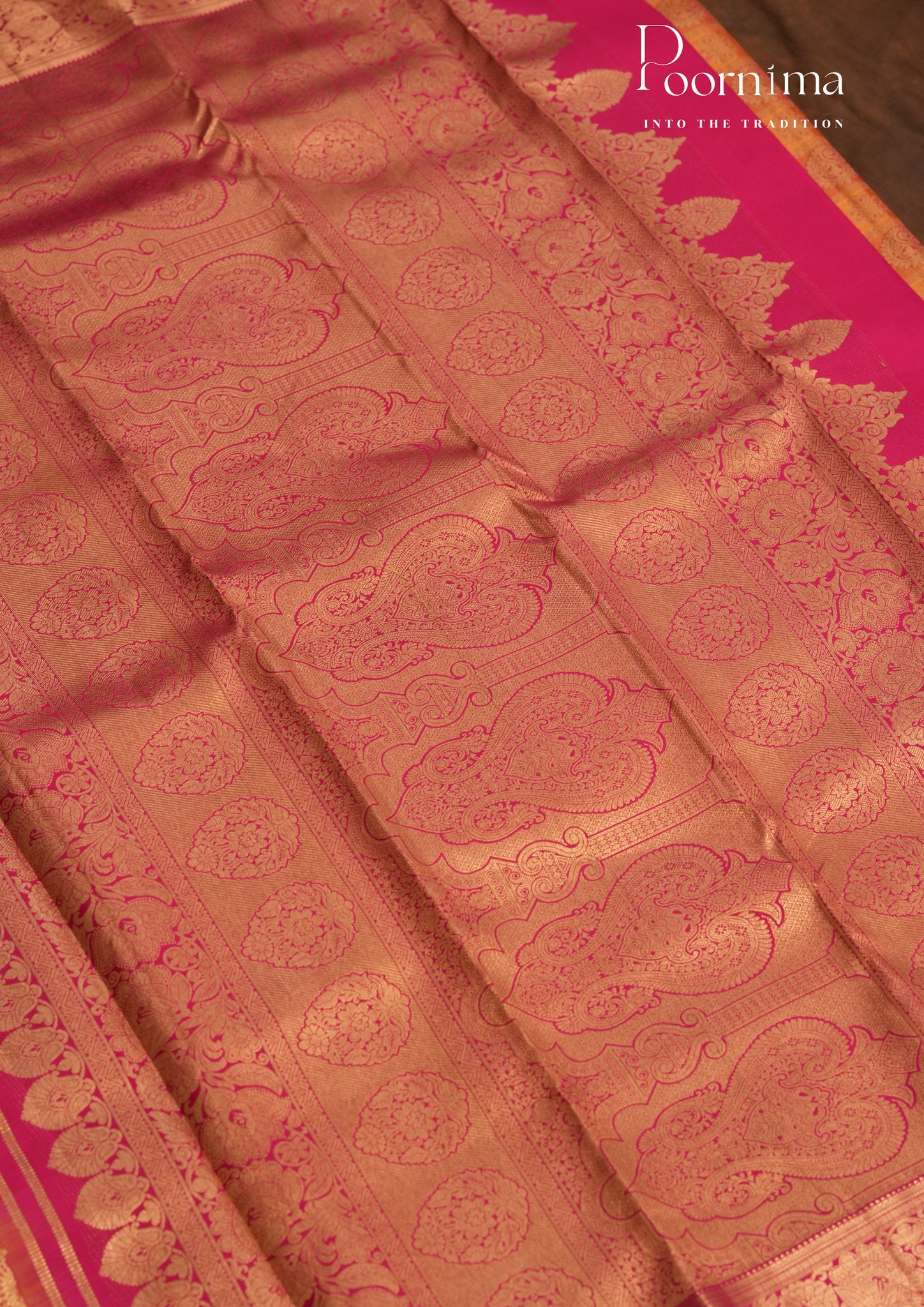 PURE VINTAGE KANCHI PATTU SAREE - KADHAMBARI SILKS