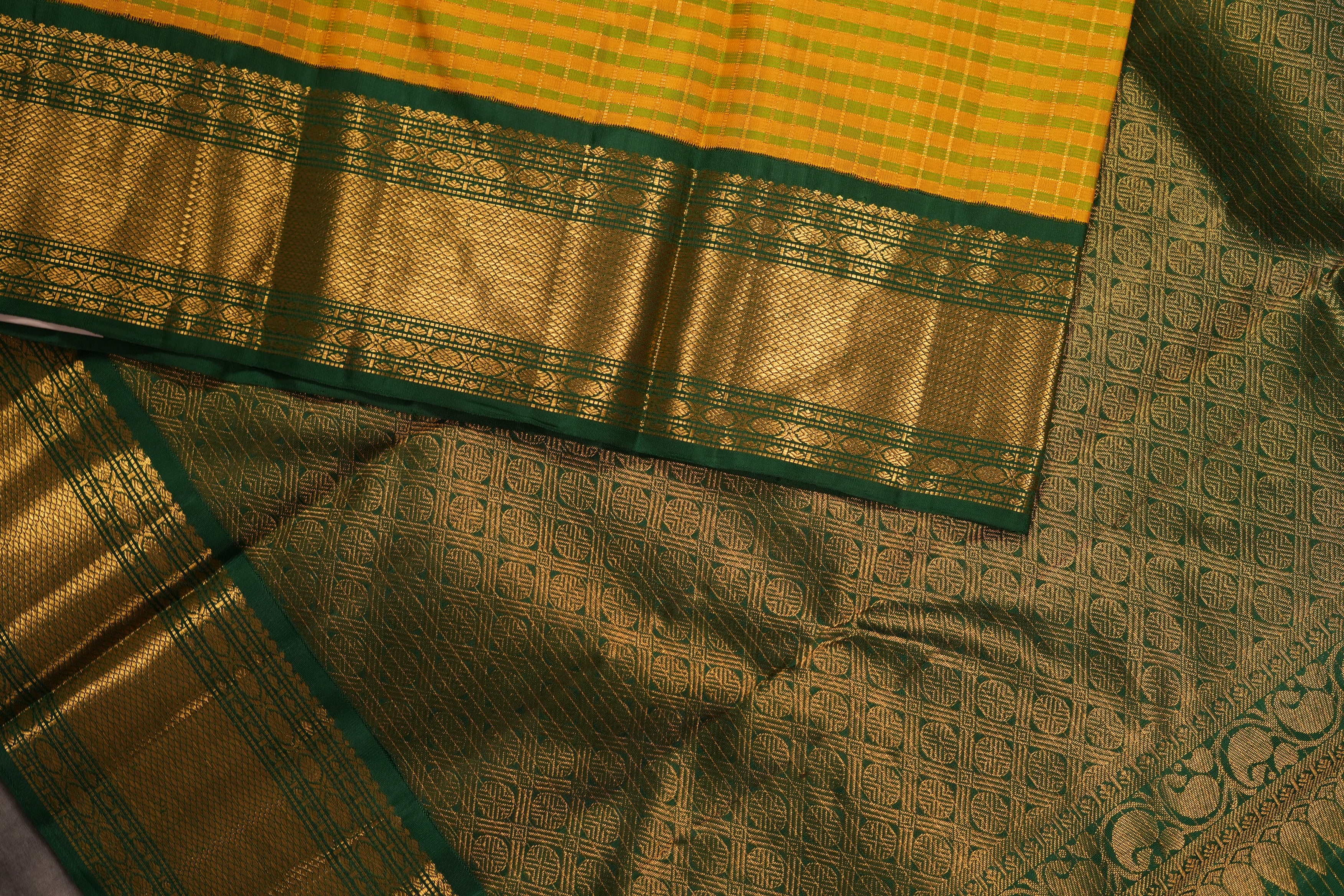VINTAGE KANJEEVARAM - MANGO YELLOW