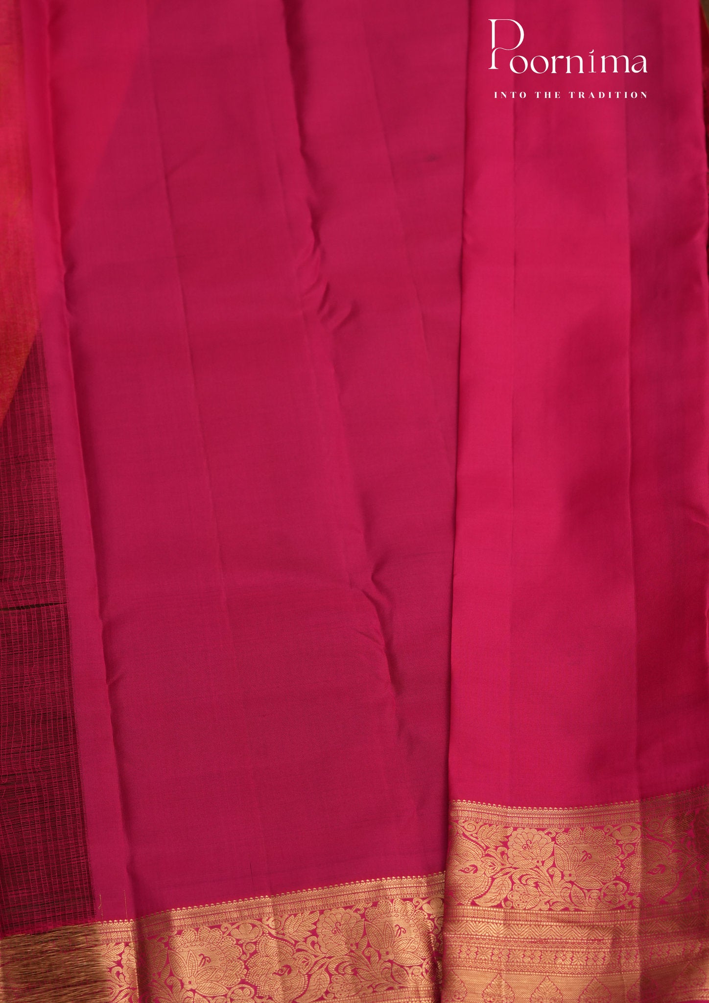 PURE VINTAGE KANCHI PATTU SAREE - KADHAMBARI SILKS