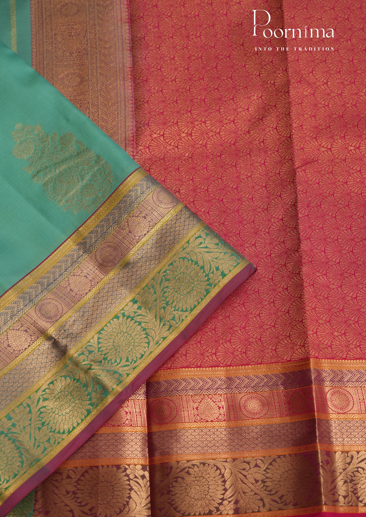 PURE VINATGE KANCHI PATTU SAREE - KADHAMBARI SILKS