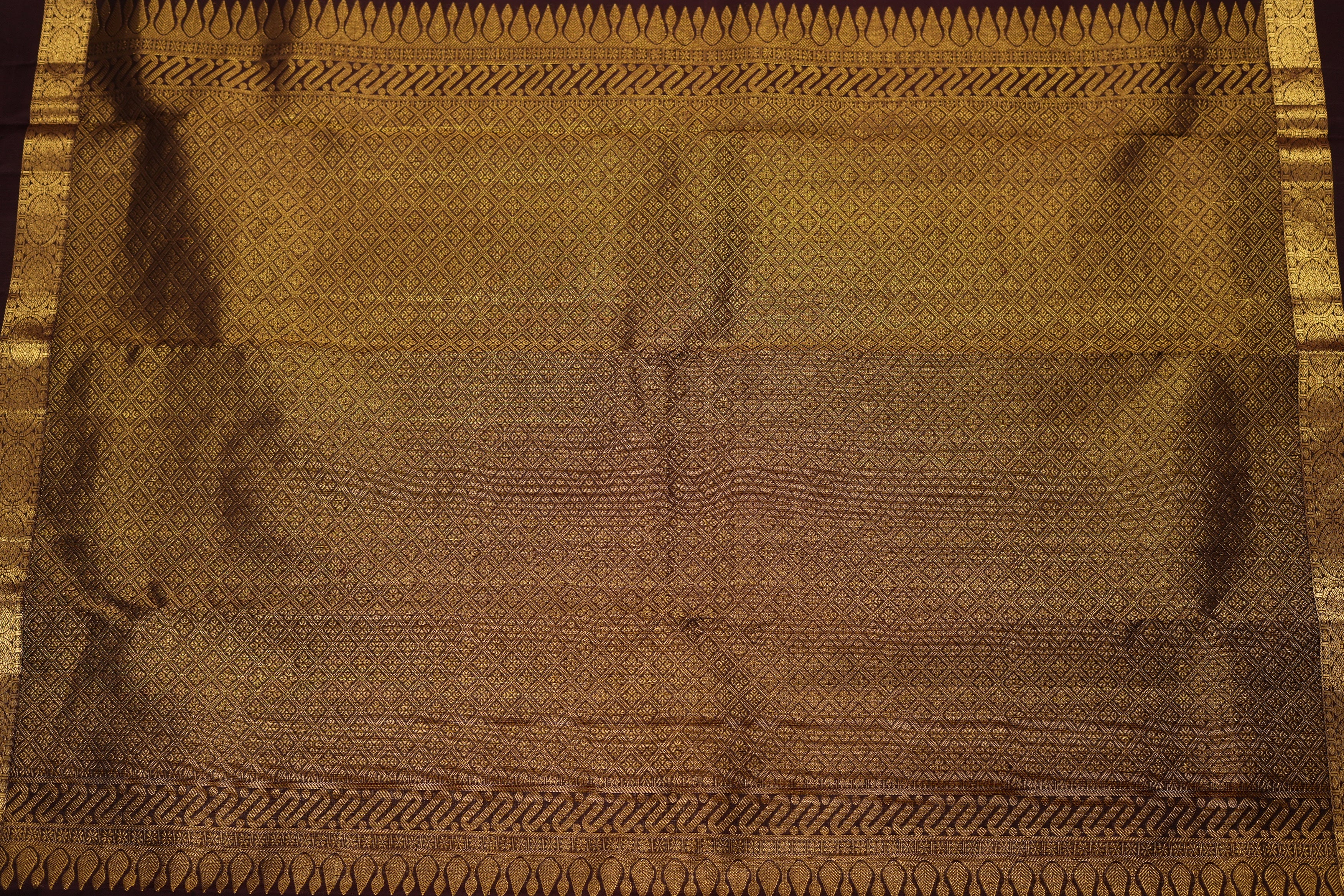 VINTAGE KANJEEVARAM - BROWN