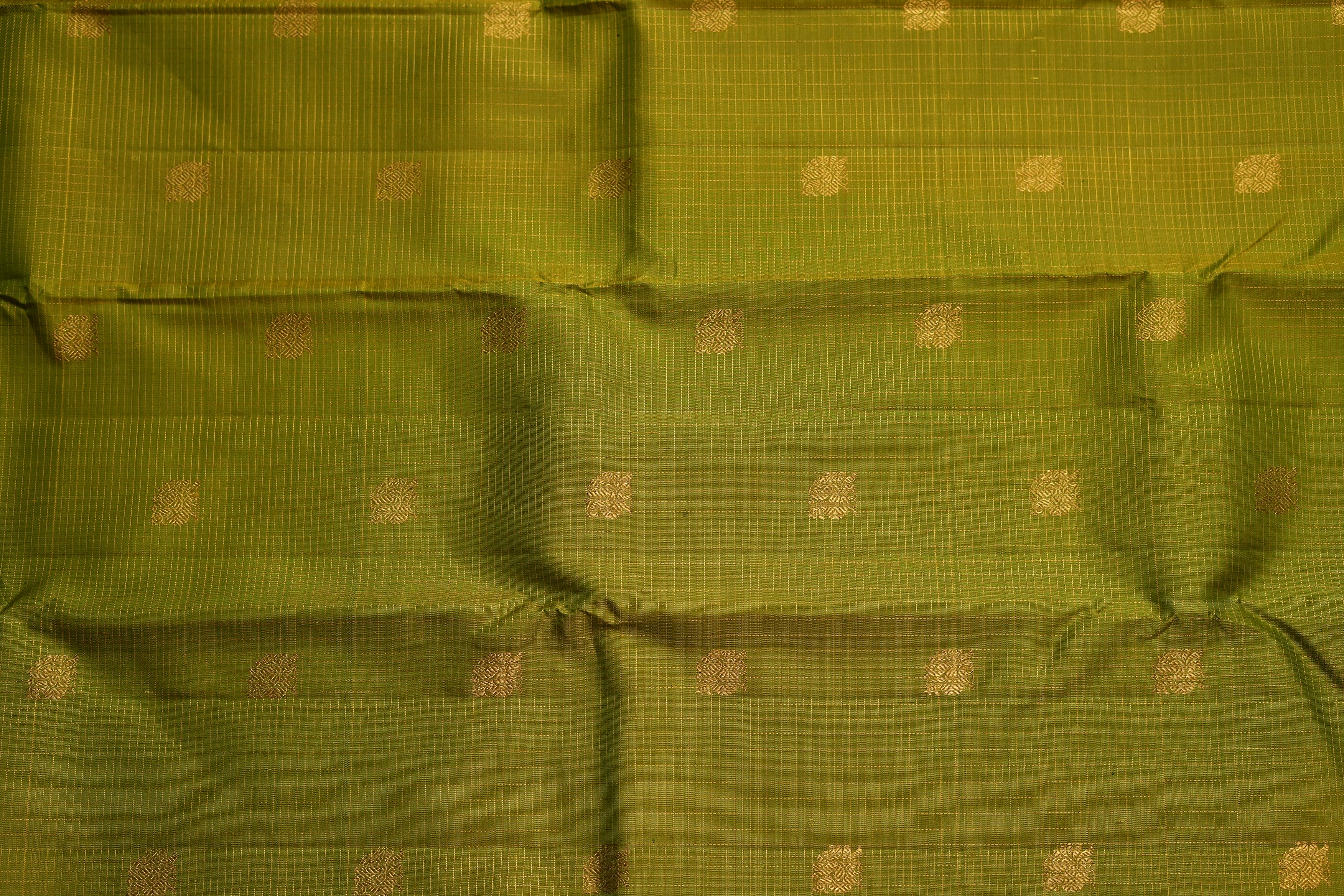 VINTAGE KANJEEVARAM - PARROT GREEN