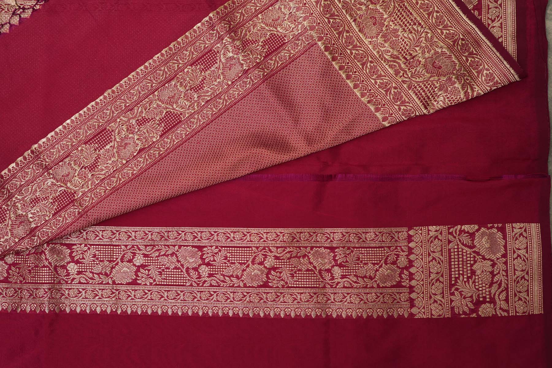 BENARASI SILK SAREE- WINE