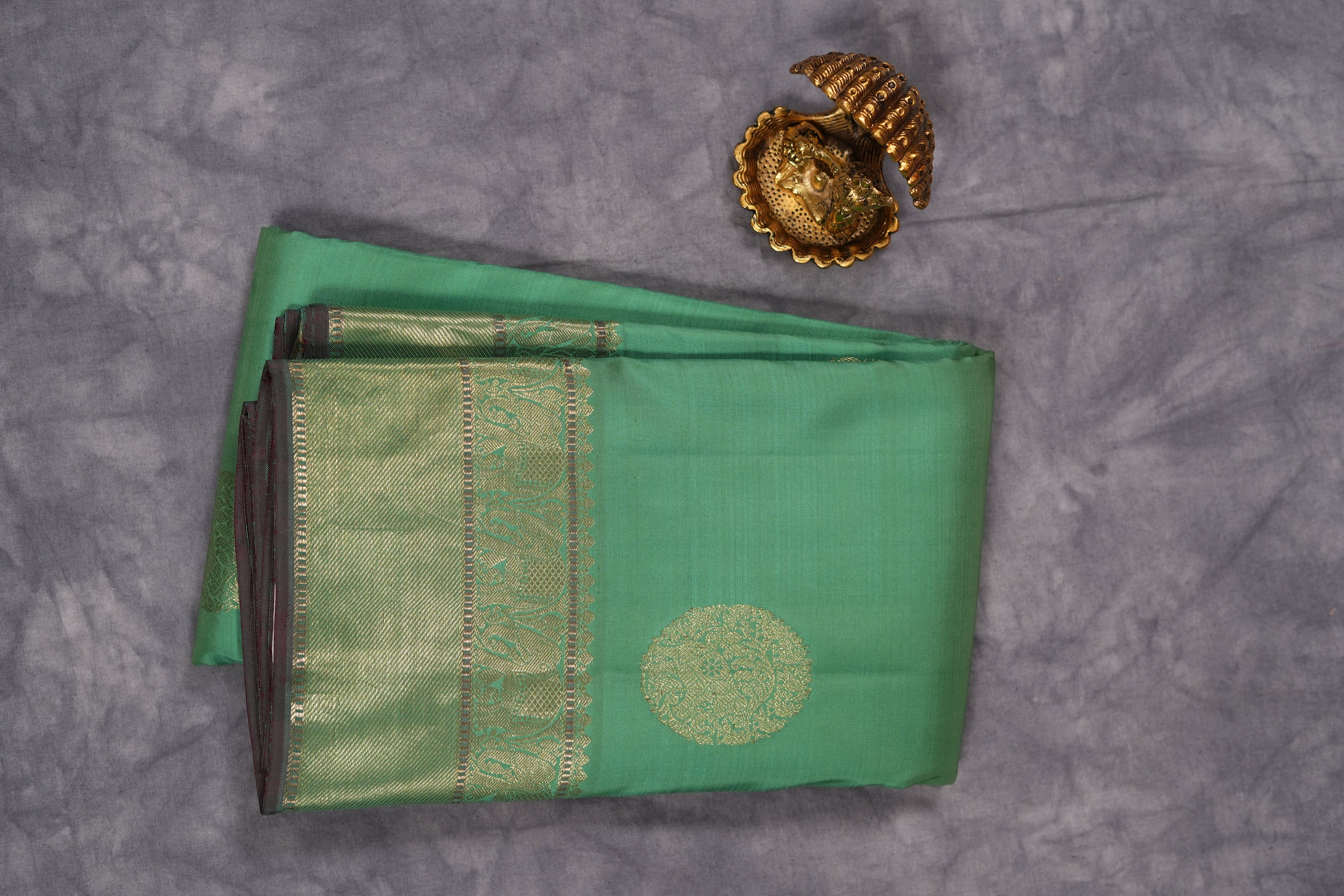 VINTAGE KANJEEVARAM - SEA GREEN