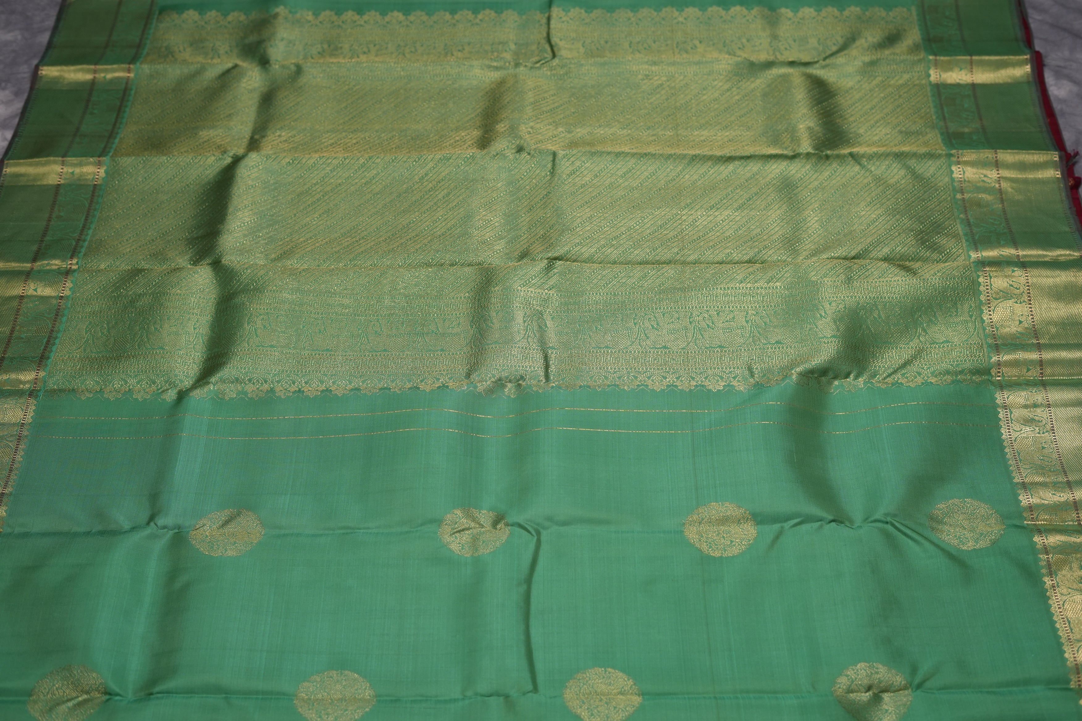 VINTAGE KANJEEVARAM - SEA GREEN