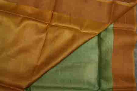 PURE TUSSAR SAREE- PISTA GREEN