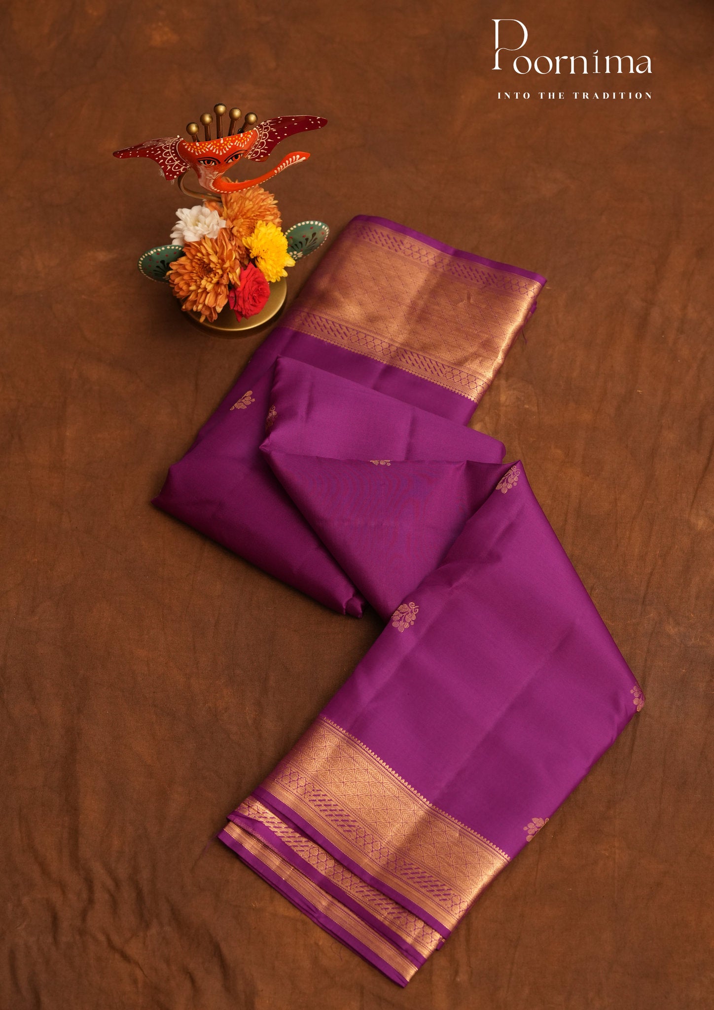 PURE VINATGE KANCHI PATTU SAREE - KADHAMBARI SILKS