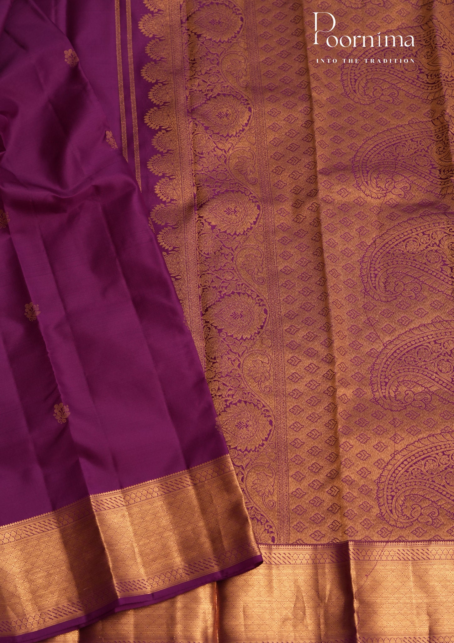 PURE VINATGE KANCHI PATTU SAREE - KADHAMBARI SILKS