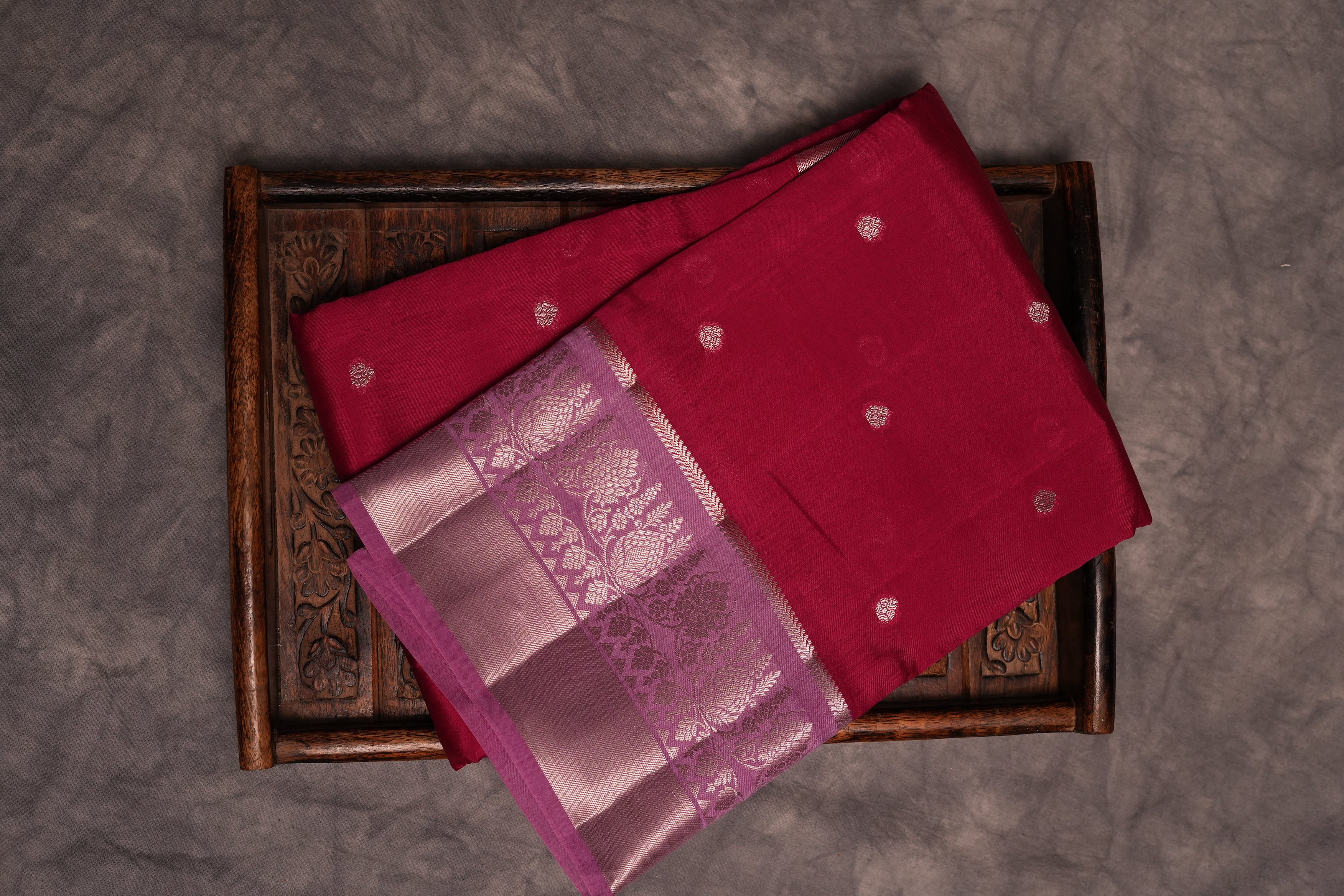 RAW MANGO SAREE- PINK