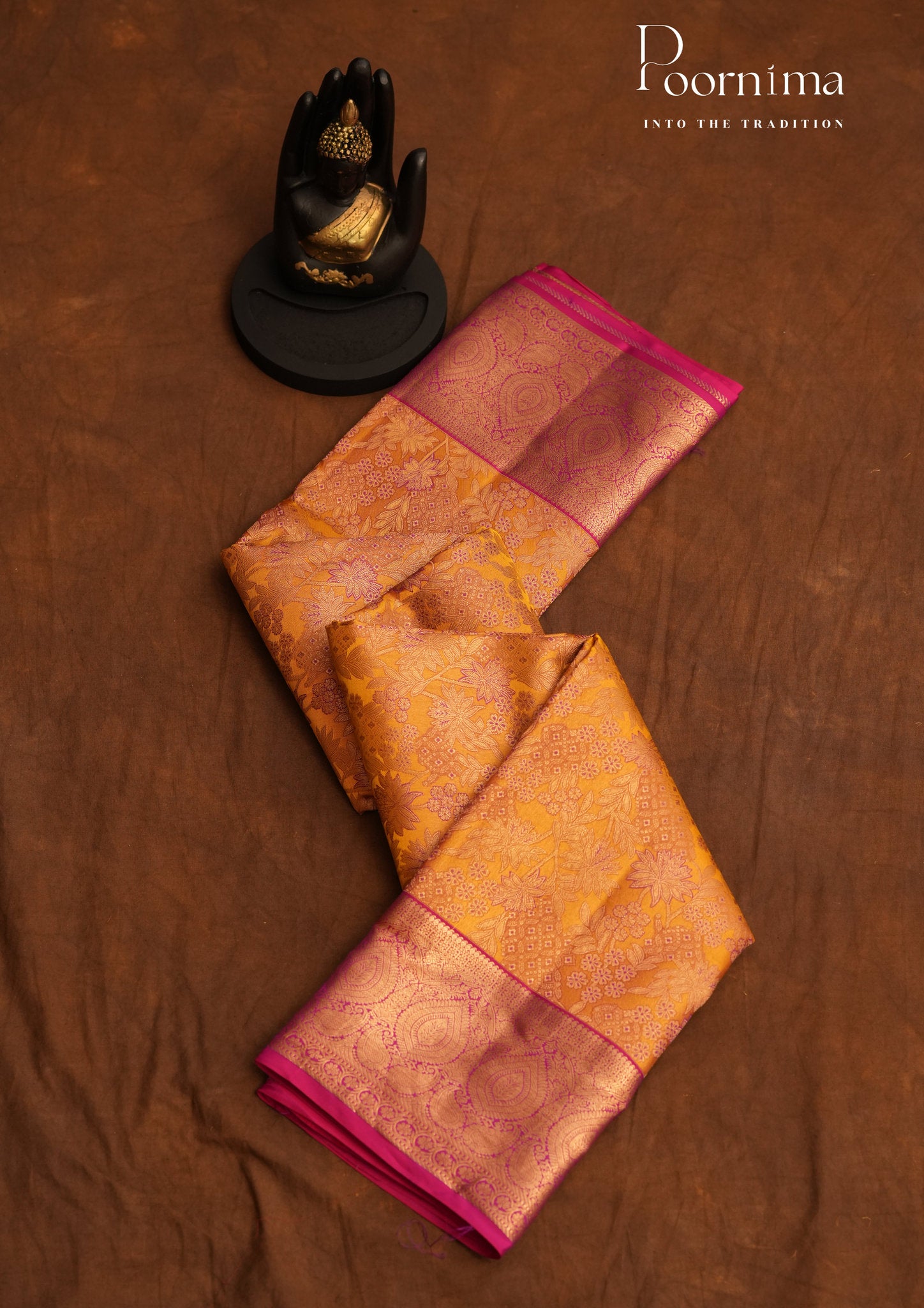 PURE VINATGE KANCHI PATTU SAREE - KADHAMBARI SILKS
