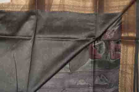 PURE KANJEEVARAM SILK SAREE- GREY