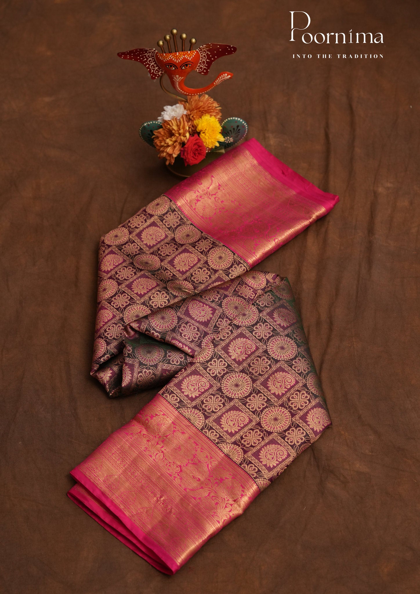 PURE VINATGE KANCHI PATTU SAREE - KADHAMBARI SILKS