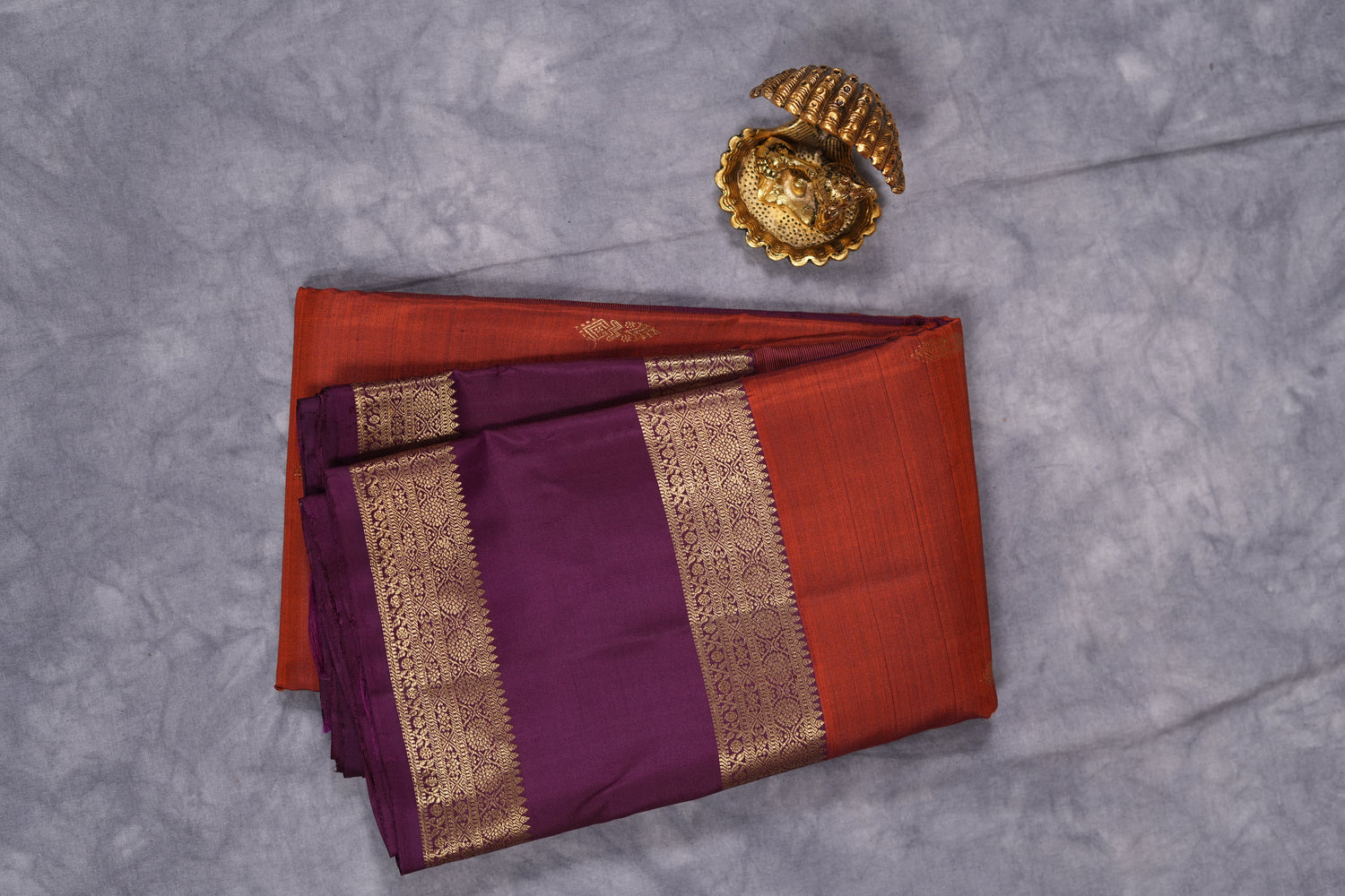 VINTAGE KANJEEVARAM - BROWN