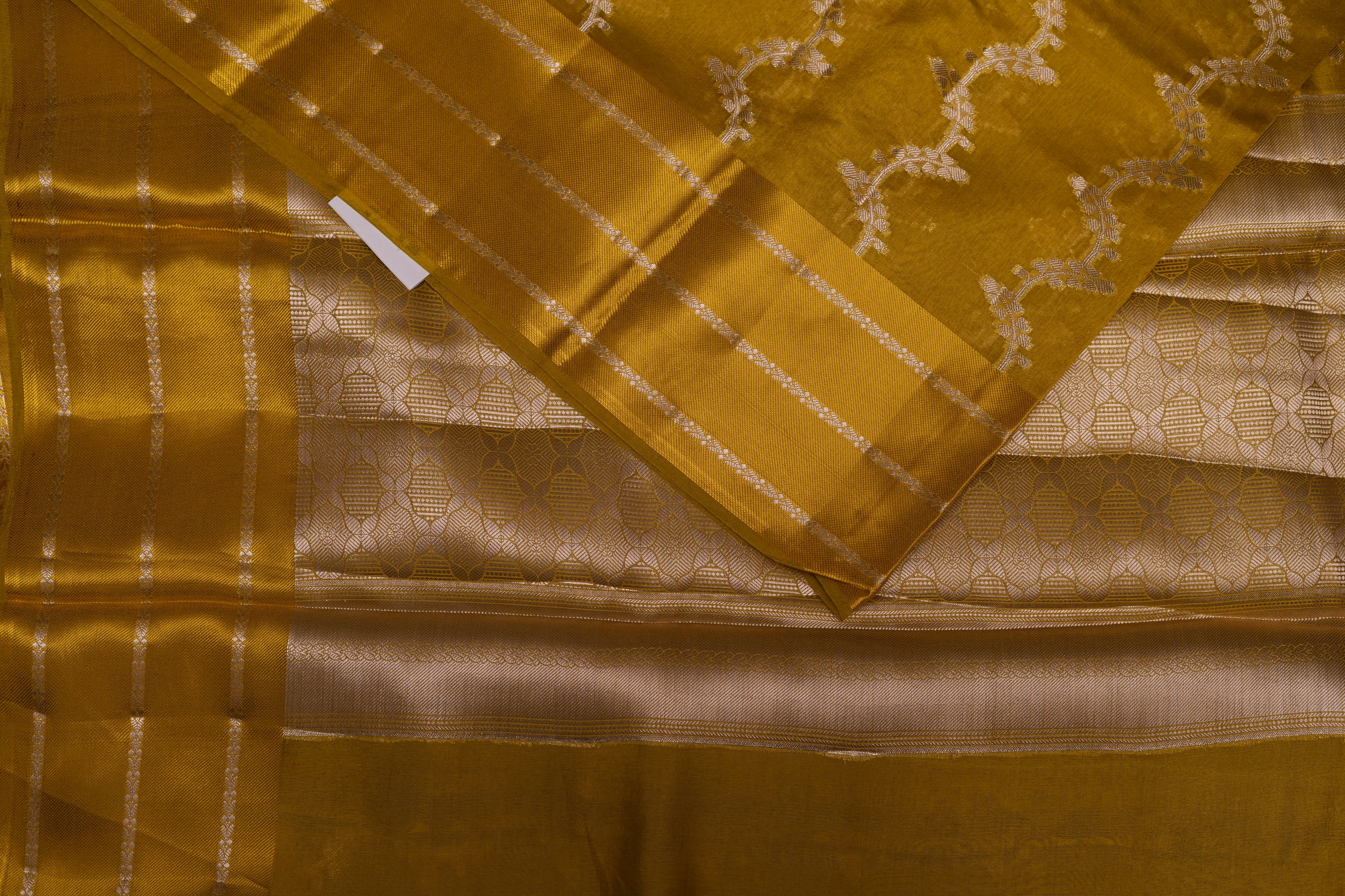 RAW MANGO SAREE- LEMON YELLOW