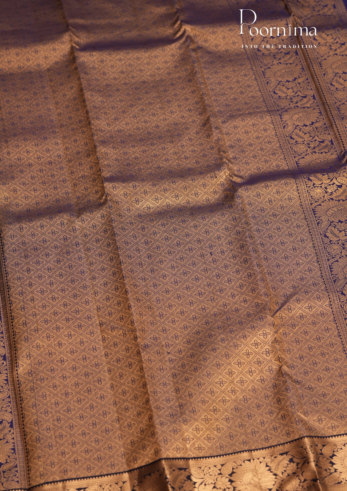 PURE VINATGE KANCHI PATTU SAREE - KADHAMBARI SILKS