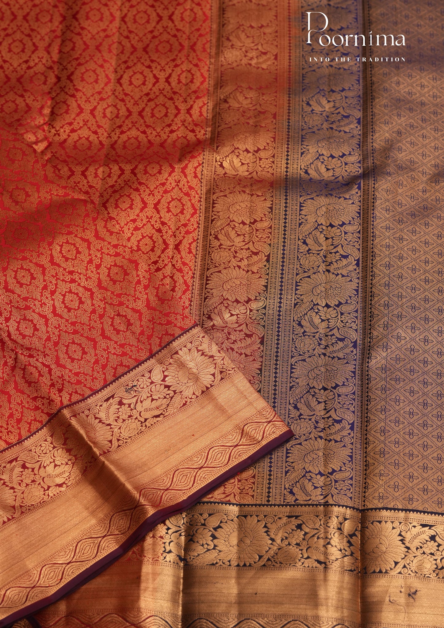 PURE VINATGE KANCHI PATTU SAREE - KADHAMBARI SILKS
