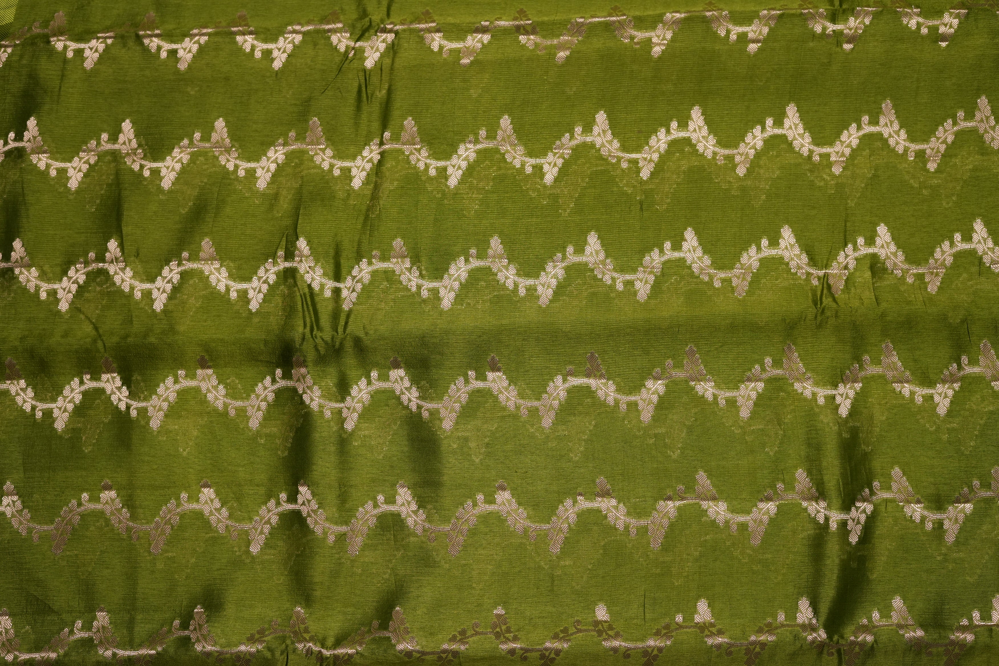 RAW MANGO SAREE- LIGHT GREEN