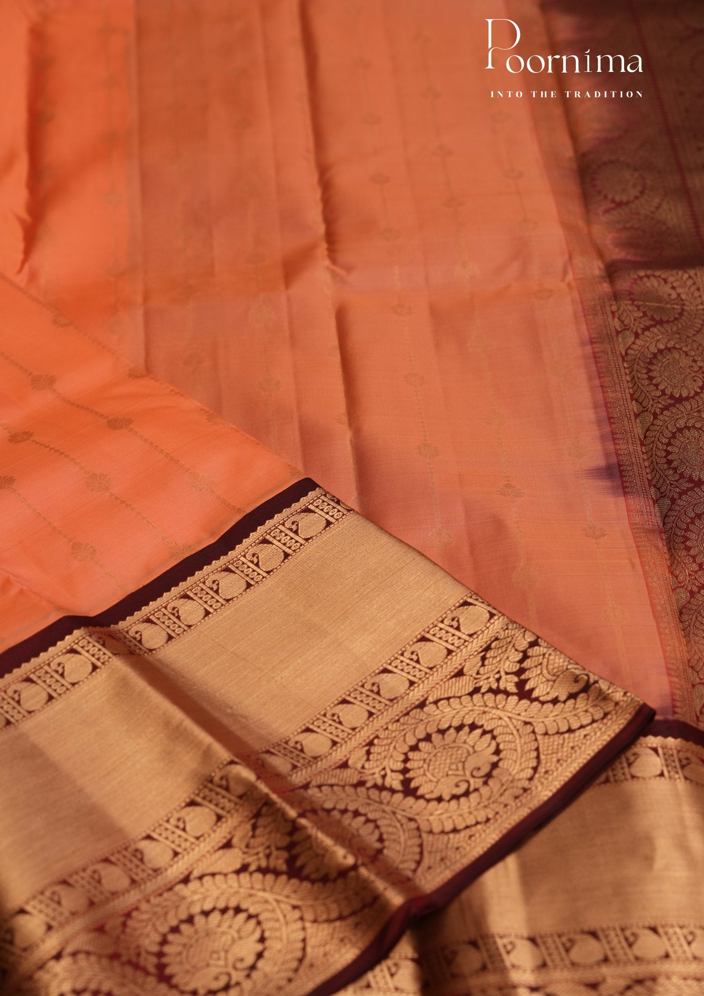 PURE VINTAGE KANCHI PATTU SAREE - KADHAMBARI SILKS