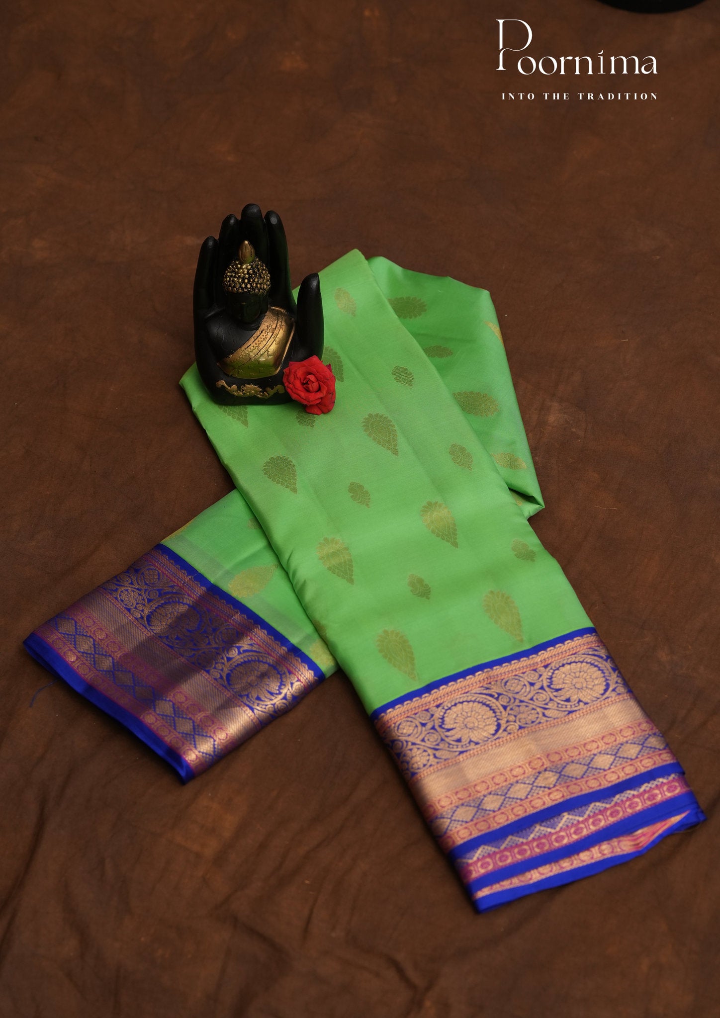 PURE VINTAGE KANCHI PATTU SAREE - KADHAMBARI SILKS