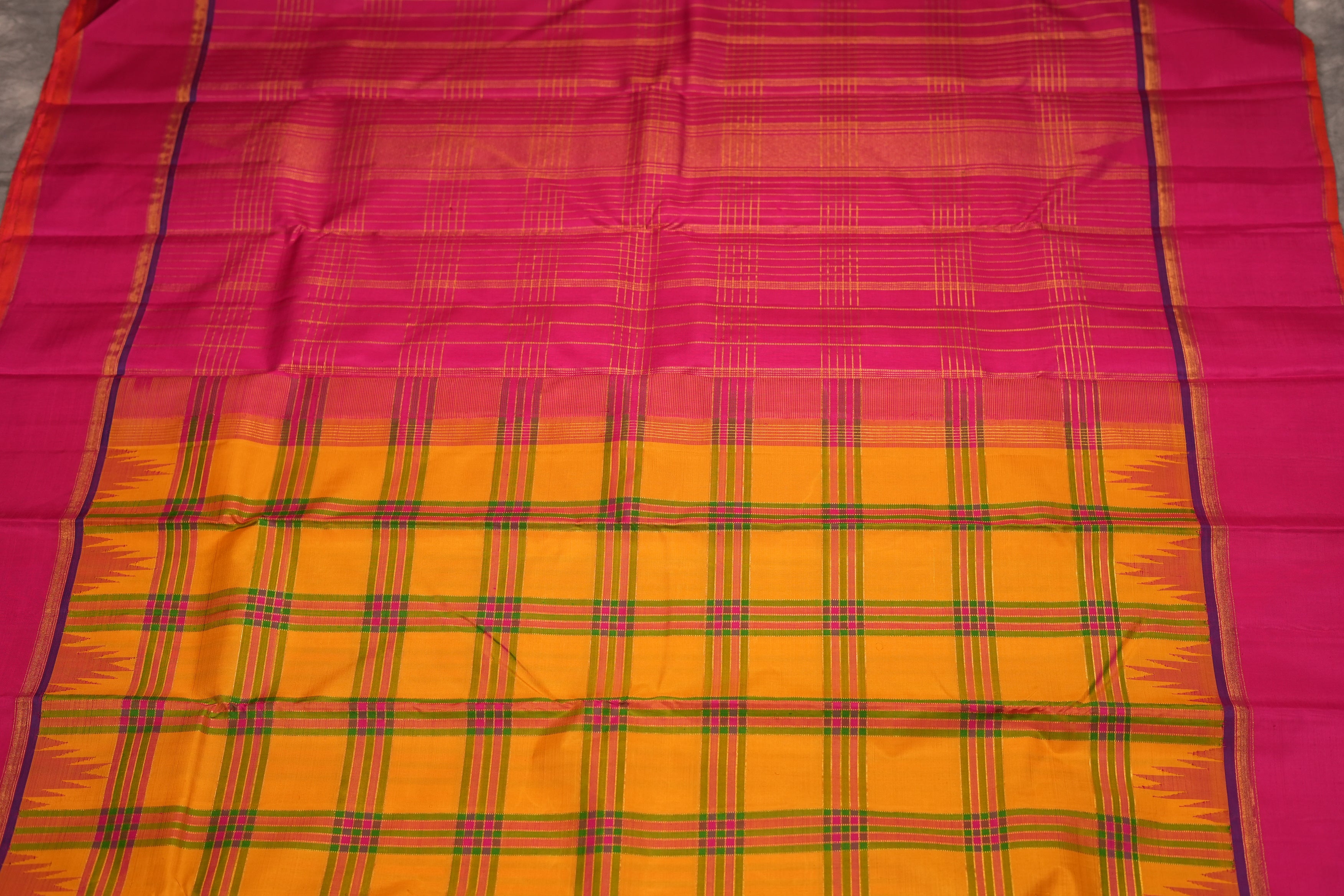 VINTAGE KANJEEVARAM - YELLOW