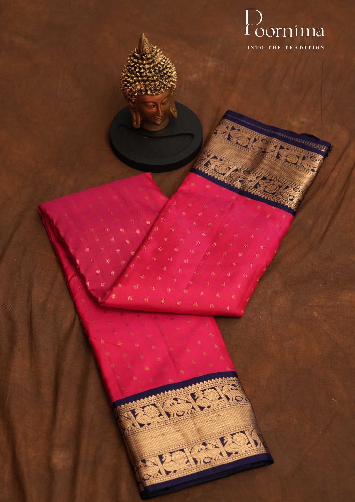 PURE VINTAGE KANCHI PATTU SAREE - KADHAMBARI SILKS