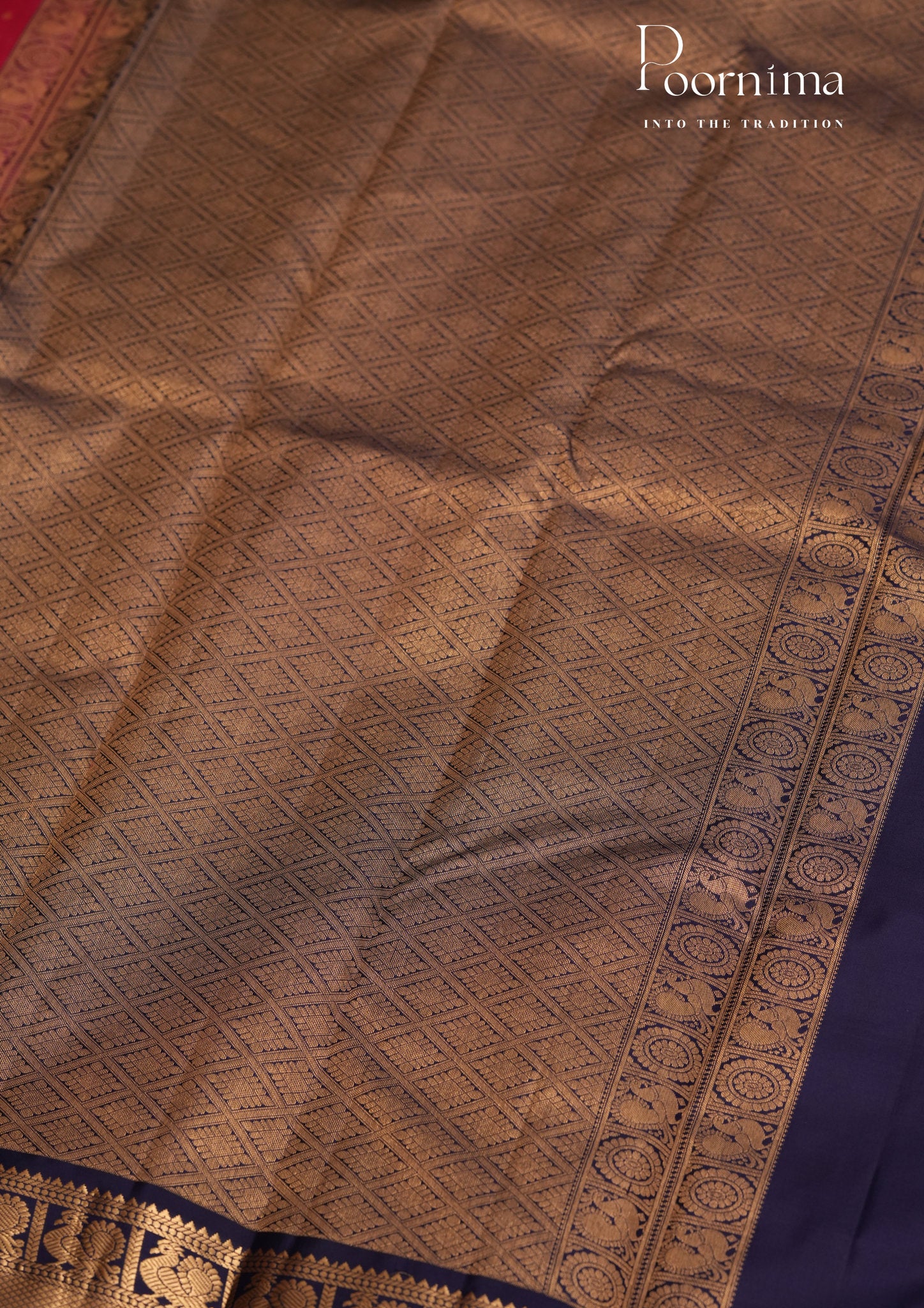 PURE VINTAGE KANCHI PATTU SAREE - KADHAMBARI SILKS