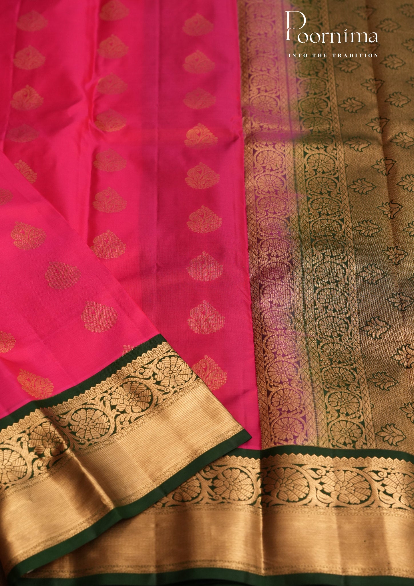 PURE VINTAGE KANCHI PATTU SAREE - KADHAMBARI SILKS