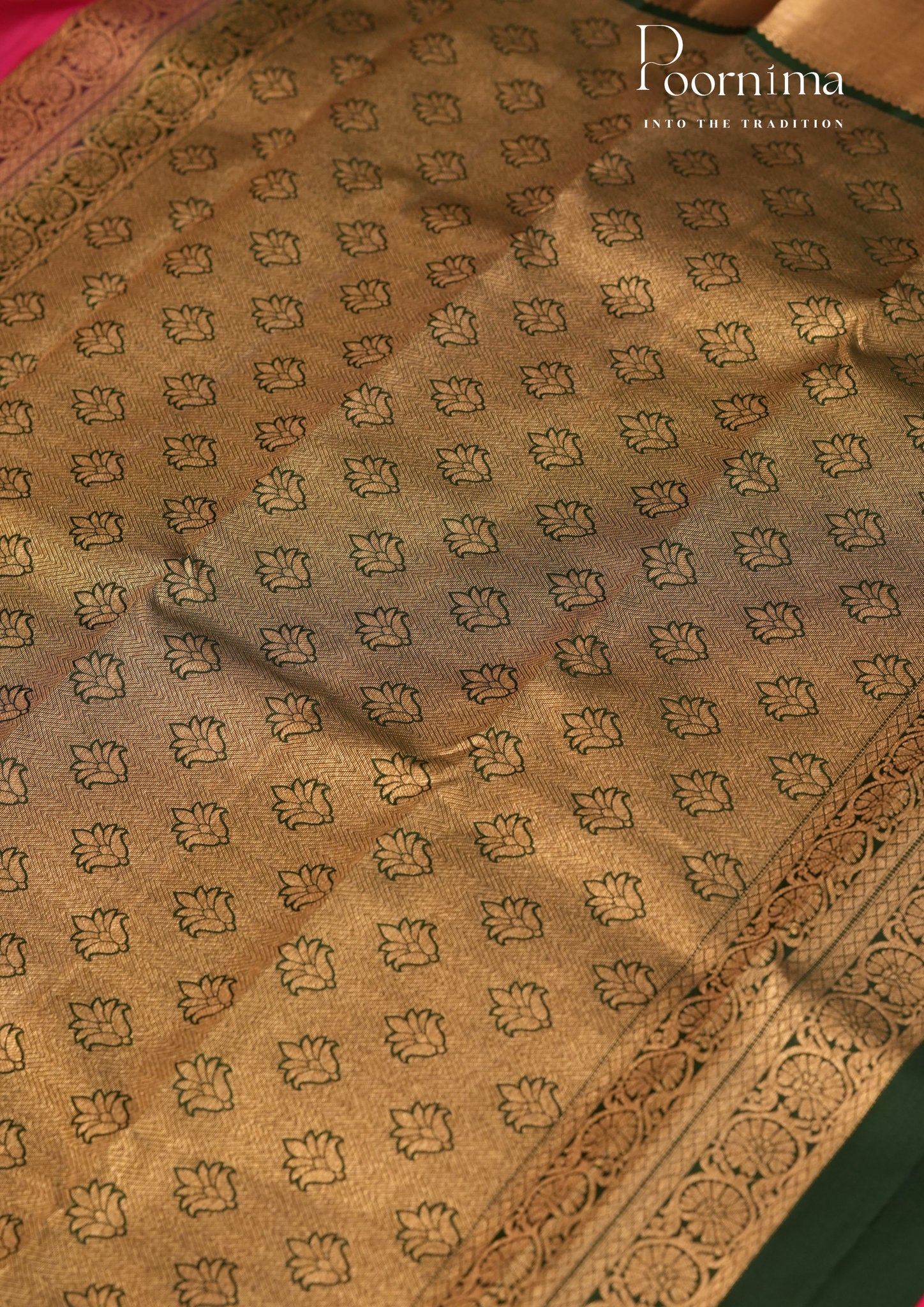 PURE VINTAGE KANCHI PATTU SAREE - KADHAMBARI SILKS