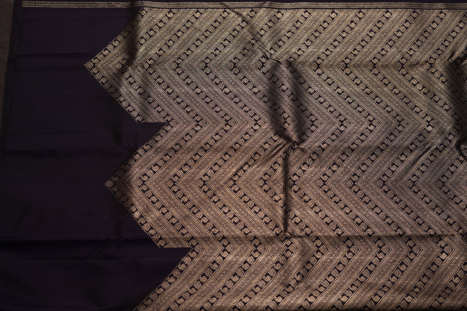 VINTAGE KANJEEVARAM -NAVY BLUE