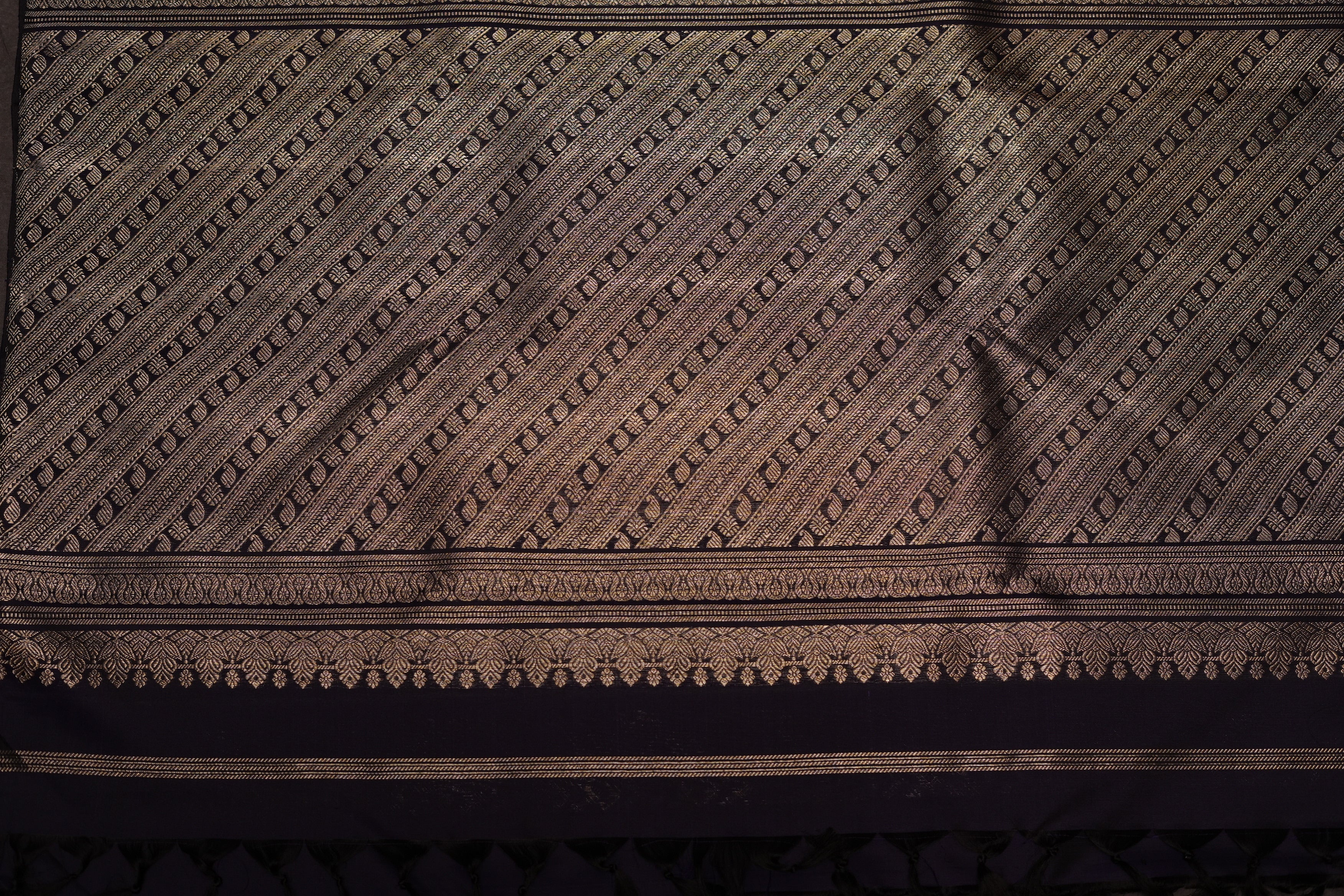 VINTAGE KANJEEVARAM -NAVY BLUE