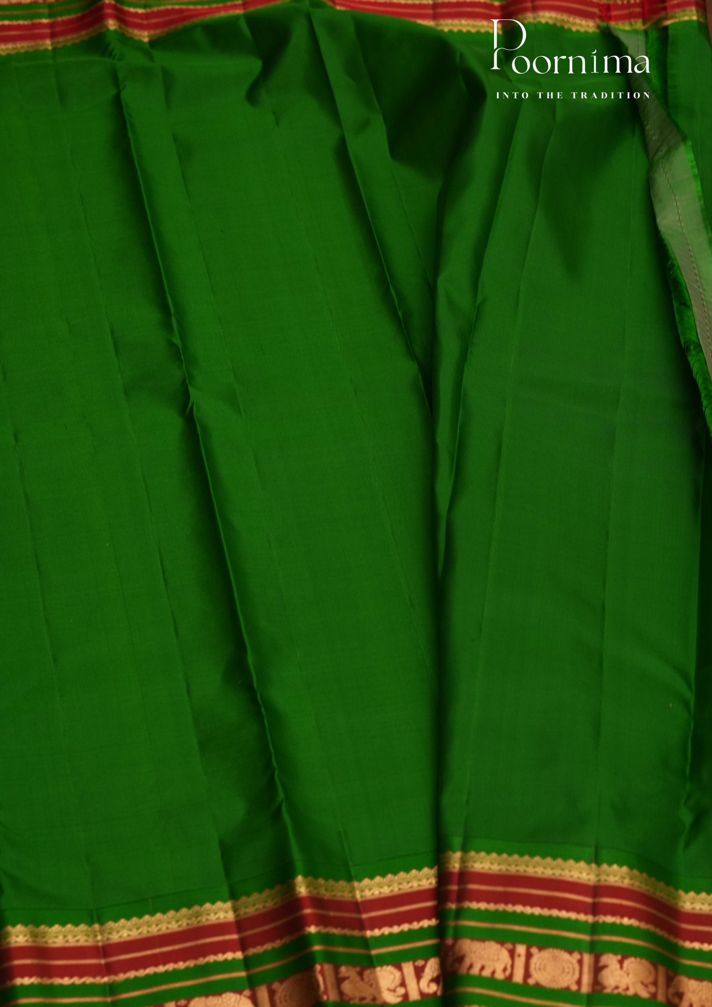 PURE VINTAGE KANCHI PATTU SAREE - KADHAMBARI SILKS