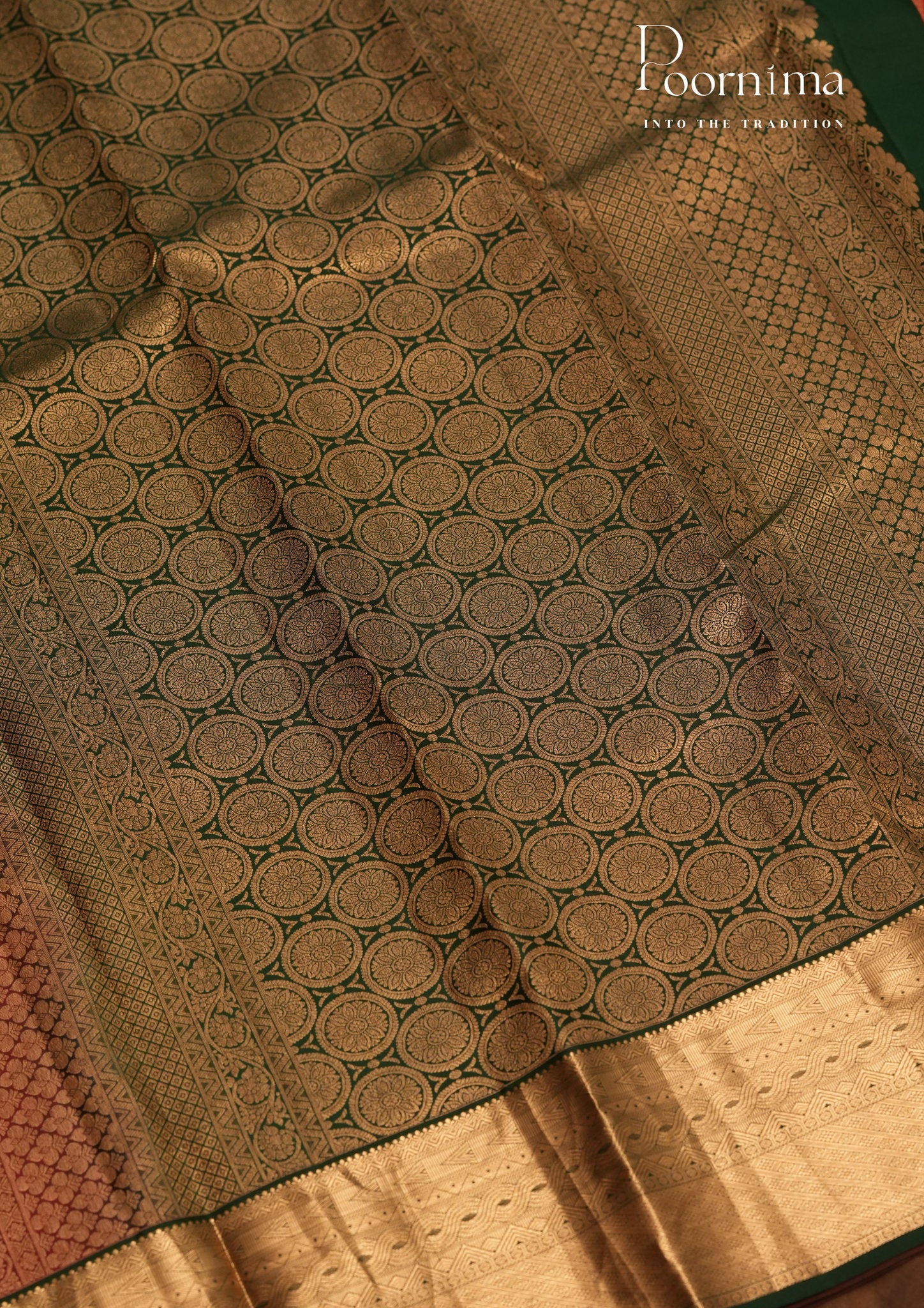 PURE VINTAGE KANCHI PATTU SAREE - KADHAMBARI SILKS