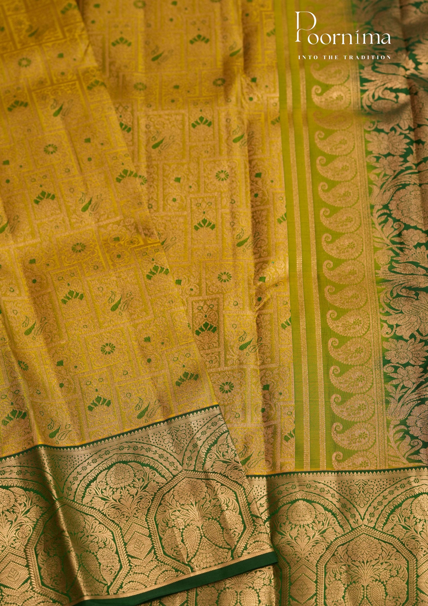 PURE VINTAGE KANCHI PATTU SAREE - KADHAMBARI SILKS